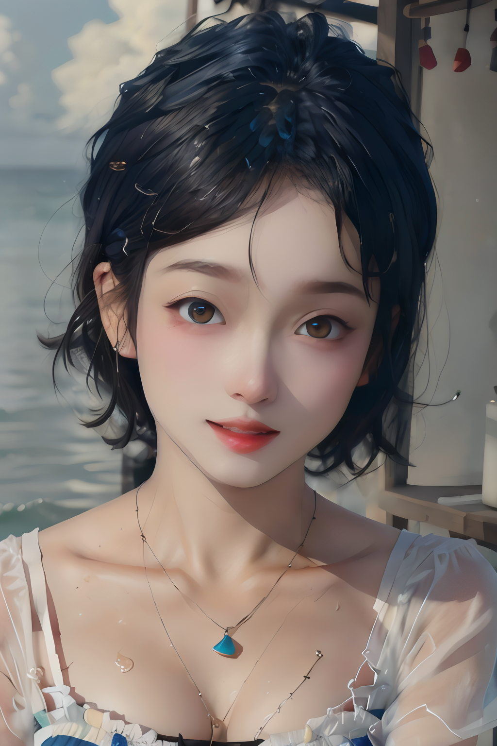 20230606_211923_245784-3142092542-,1girl, japanese, photorealistic, beautiful and detailed face, looking at viewer, simple background, solo, ocean, small breasts,.png
